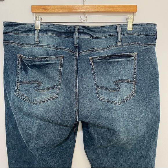 Silver Jeans Elyse Straight Jeans Women Size 20 Stretch Casual Straight Leg - Picture 5 of 12